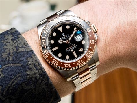 rolex gmt root beer dial|Rolex root beer price.